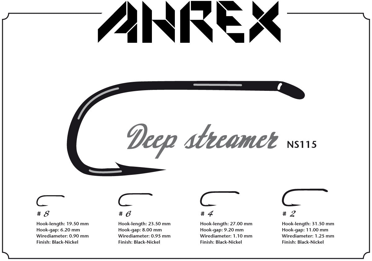 AHREX NS115 NORDIC SALT DEEP STREAMER HOOK