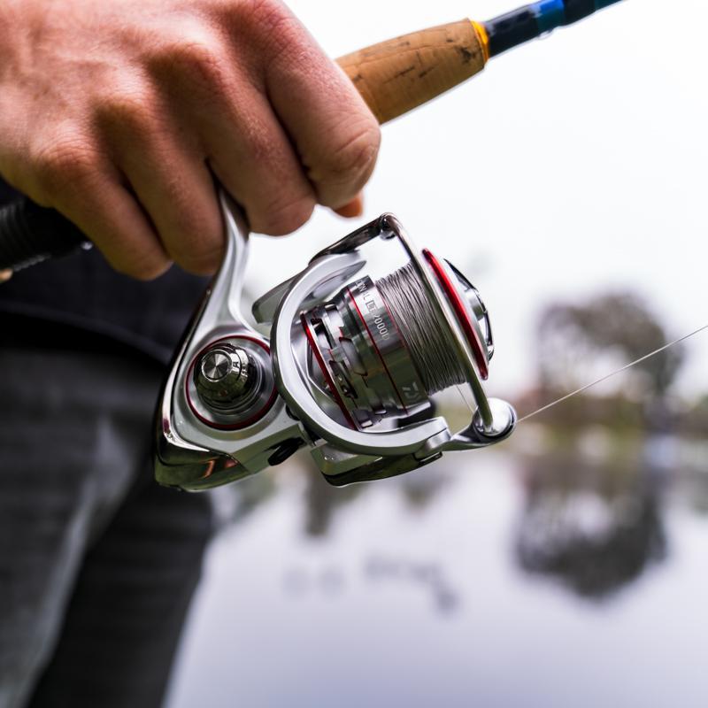 daiwa apollo reel Daiwa Procyon AL Spinning Reel Pcnal3000d 6bb+1 5.2:1, Silver