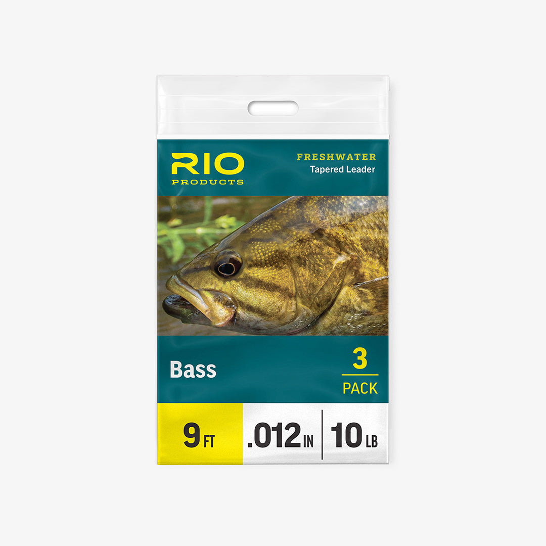 RIO BASS LEADERS 9 FT - 3 PACK