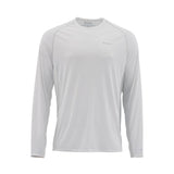 SIMMS MENS SOLARFLEX LS CREWNECK SOLID TUNA TAIL BACK