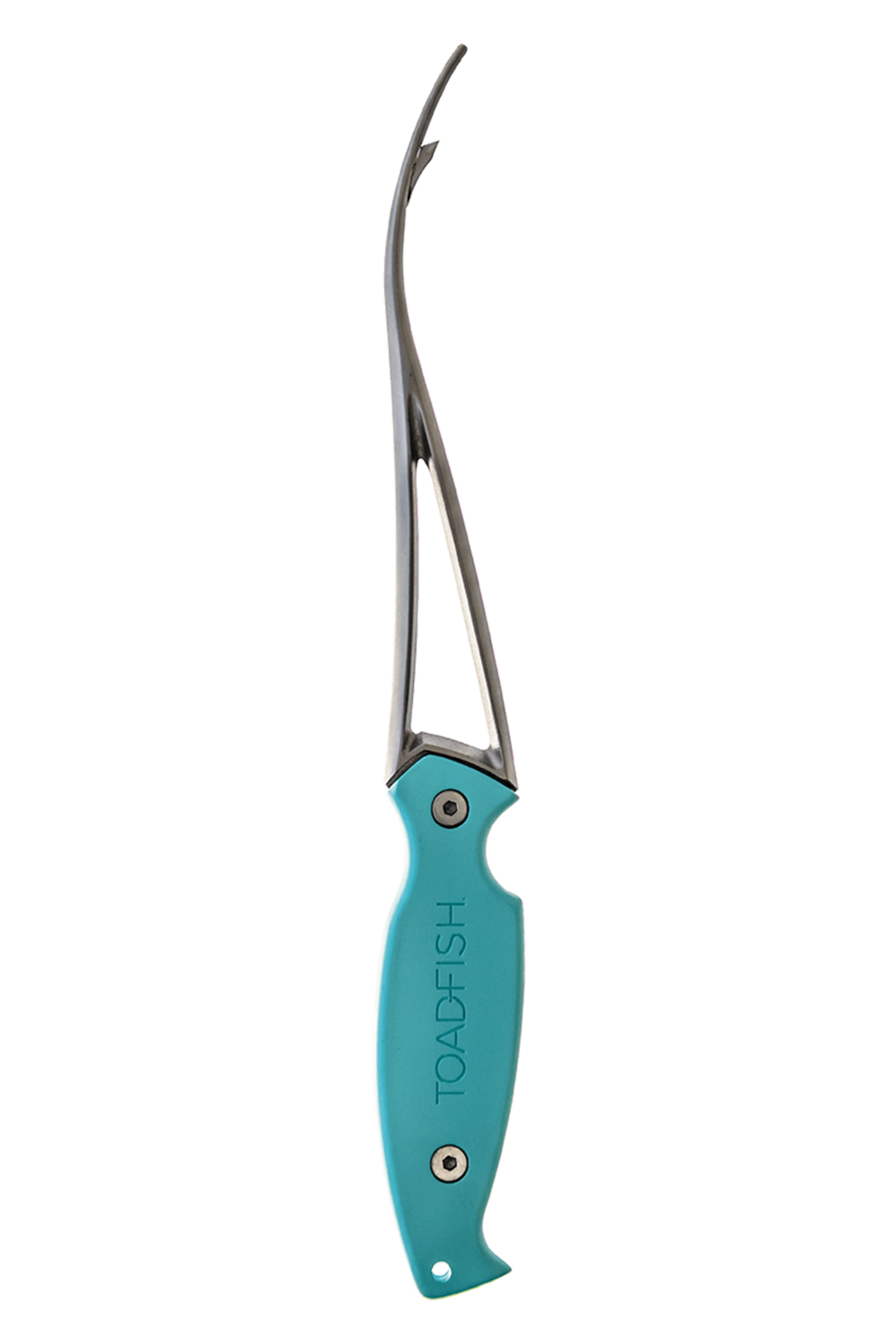 TOADFISH FROGMORE SHRIMP CLEANER & CRAB CUTTER & OYSTER KNIFE TEAL HANDLE