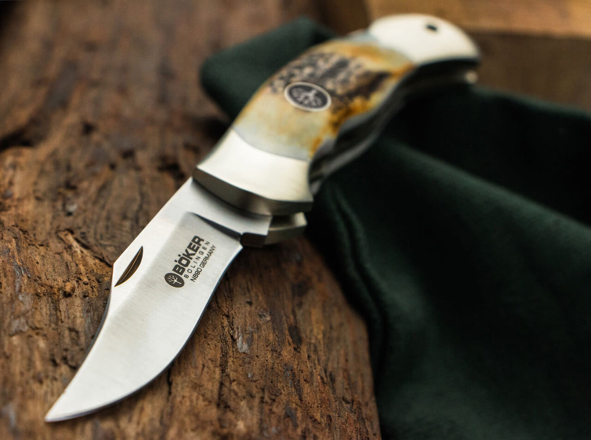 BOKER JUNIOR SCOUT STAG KNIFE