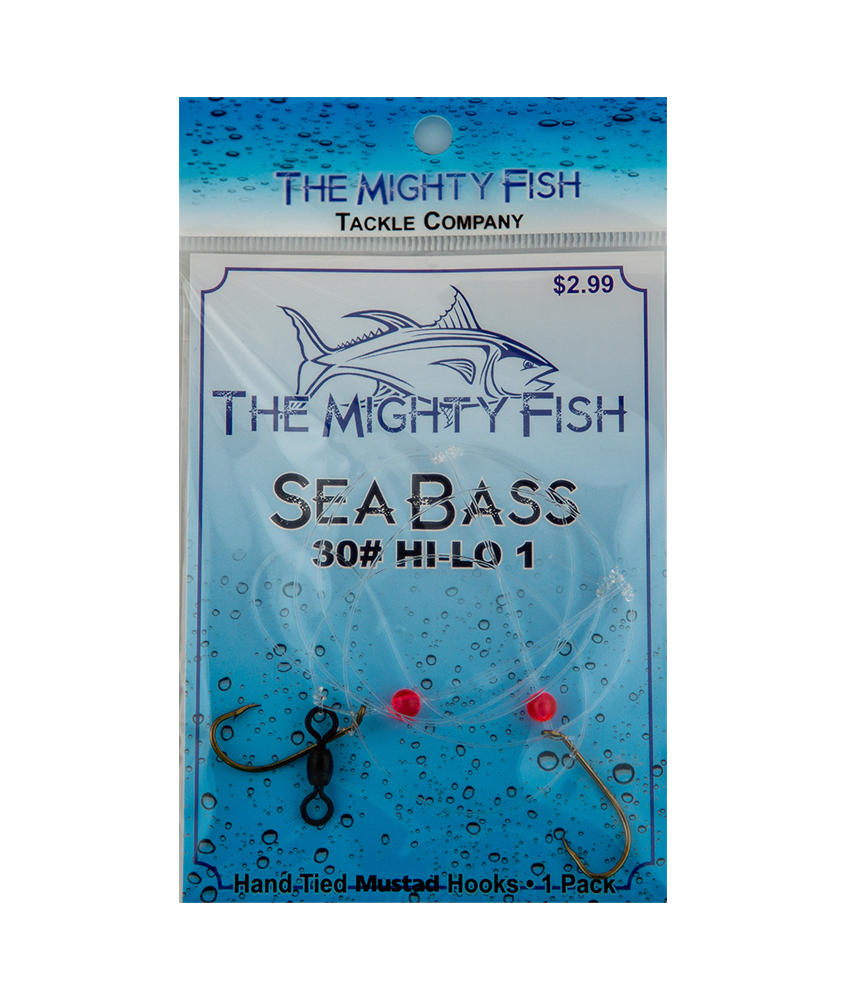 The Might Fish Tackle Comany Sea Bass Hi-Lo Rig 30#SIZE 1 Hook