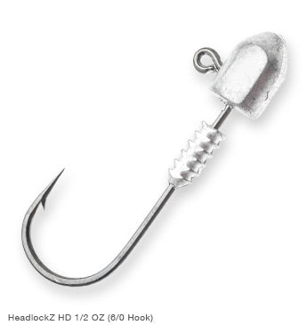 6 stainless steel fishing hooks Z Man HeadlockZ HD 6/0 3/4 oz