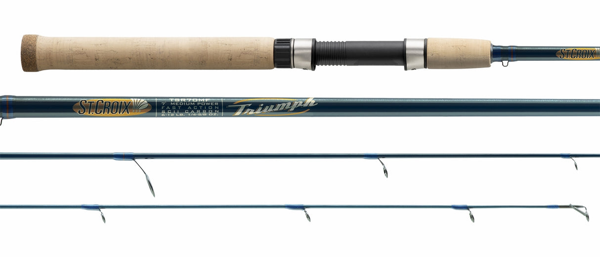 ST CROIX TRIUMPH FRESHWATER SPINNING ROD  Spinning rods, Fishing rods and  reels, Triumph