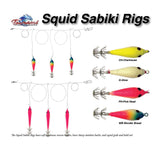 TSUNAMI SQUID SABIKI RIGS 2.5"