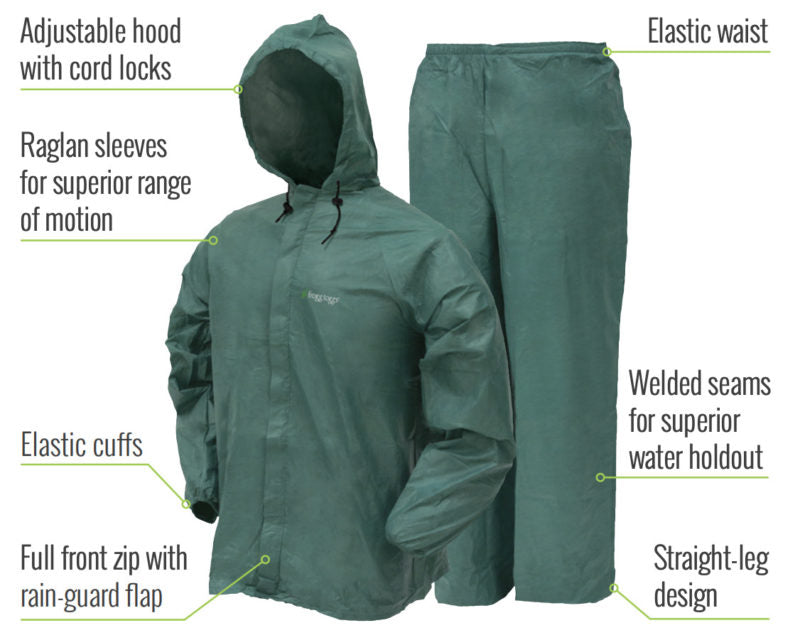 FROGG TOGGS MEN'S ULTRA-LITE RAIN SUIT