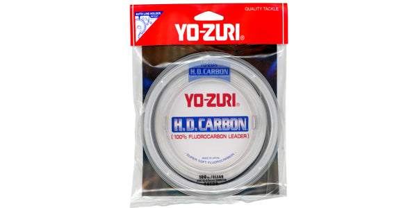 Yo-Zuri H.D. Carbon Fluorocarbon Leader 80lb 30yd Clear, HD80LBCL