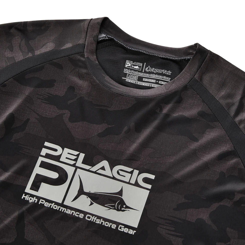 Pelagic Vaportek Fishing Shirt X-Large / Black
