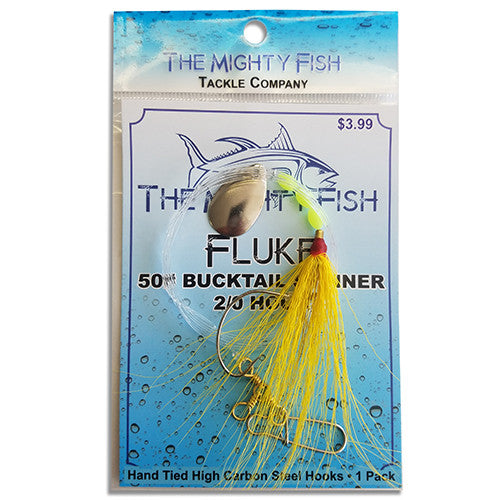 THE MIGHTY FISH TACKLE COMPANY BUCKTAIL SPINNER FLUKE RIG