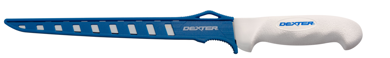 DEXTER 9" FLEXIBLE FILLET KNIFE, WITH EDGE GUARD