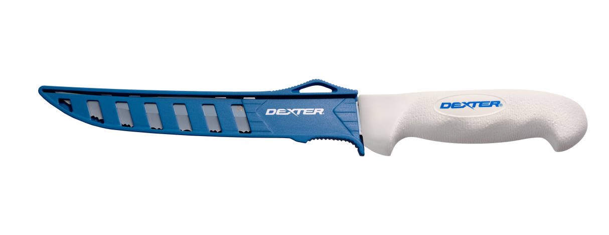 DEXTER 8" TIGER EDGE SCALLOPED KNIFE, WITH EDGE GUARD