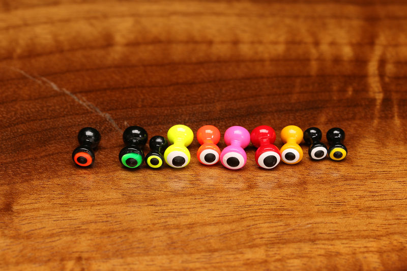 HARELINE SMALL DOUBLE PUPIL BRASS EYES
