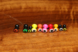 HARELINE SMALL DOUBLE PUPIL BRASS EYES