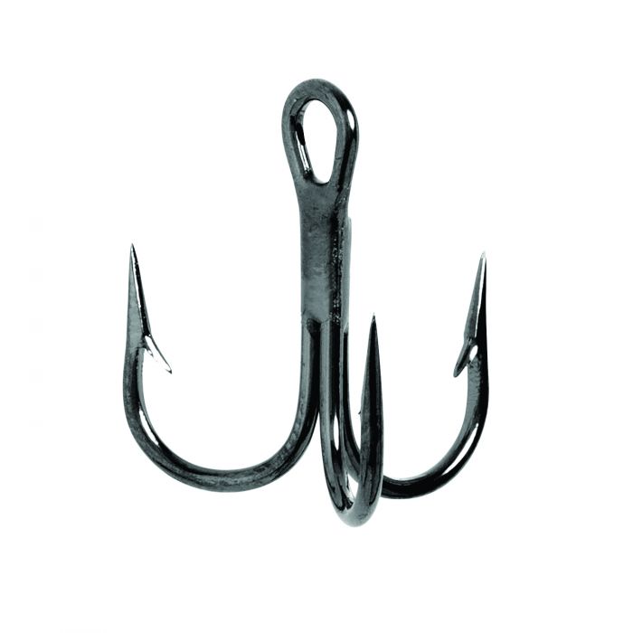 eagle claw fish hook size 8 EAGLE CLAW Lazer 3X Short Shank Round Bend TREBLE Hooks 5-Pack