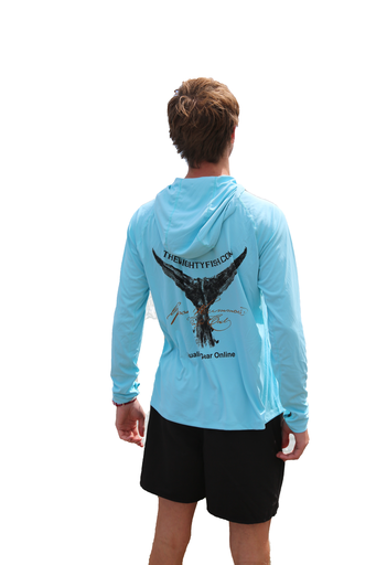 SIMMS MENS SOLARFLEX HOODY W/ TUNA TAIL LOGO