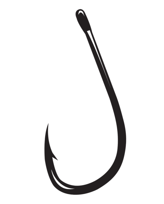 GAMAKATSU OCTOPUS CIRCLE 4X STRONG STRAIGHT EYE INLINE POINT