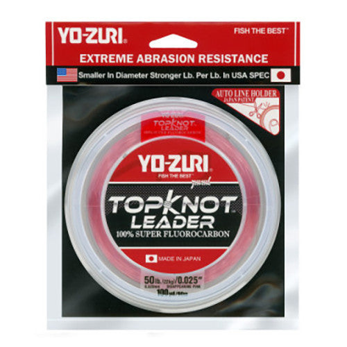 YO-ZURI TOPKNOT FLUOROCARBON LEADER D. PINK