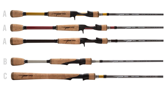 TEMPLE FORK PROFESSIONAL SERIES SPINNING  ROD