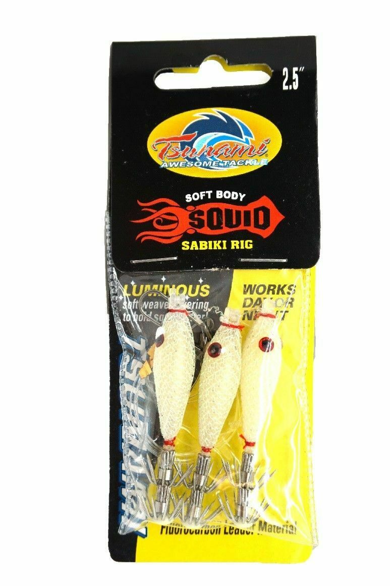 TSUNAMI SQUID SABIKI RIGS 2.5"