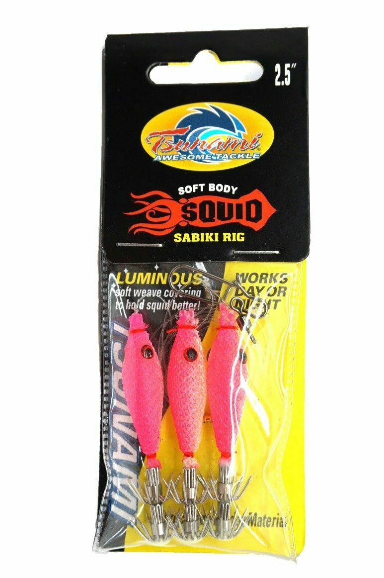 TSUNAMI SQUID SABIKI RIGS 2.5"