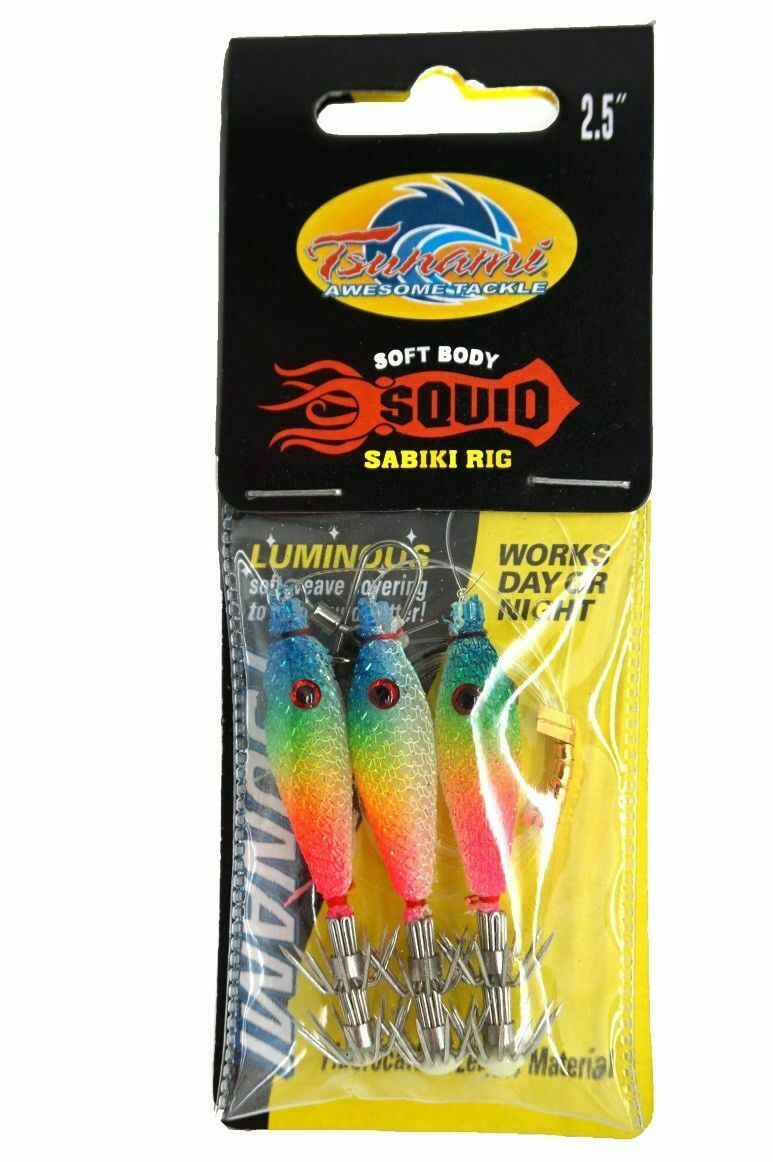 TSUNAMI SQUID SABIKI RIGS 2.5"