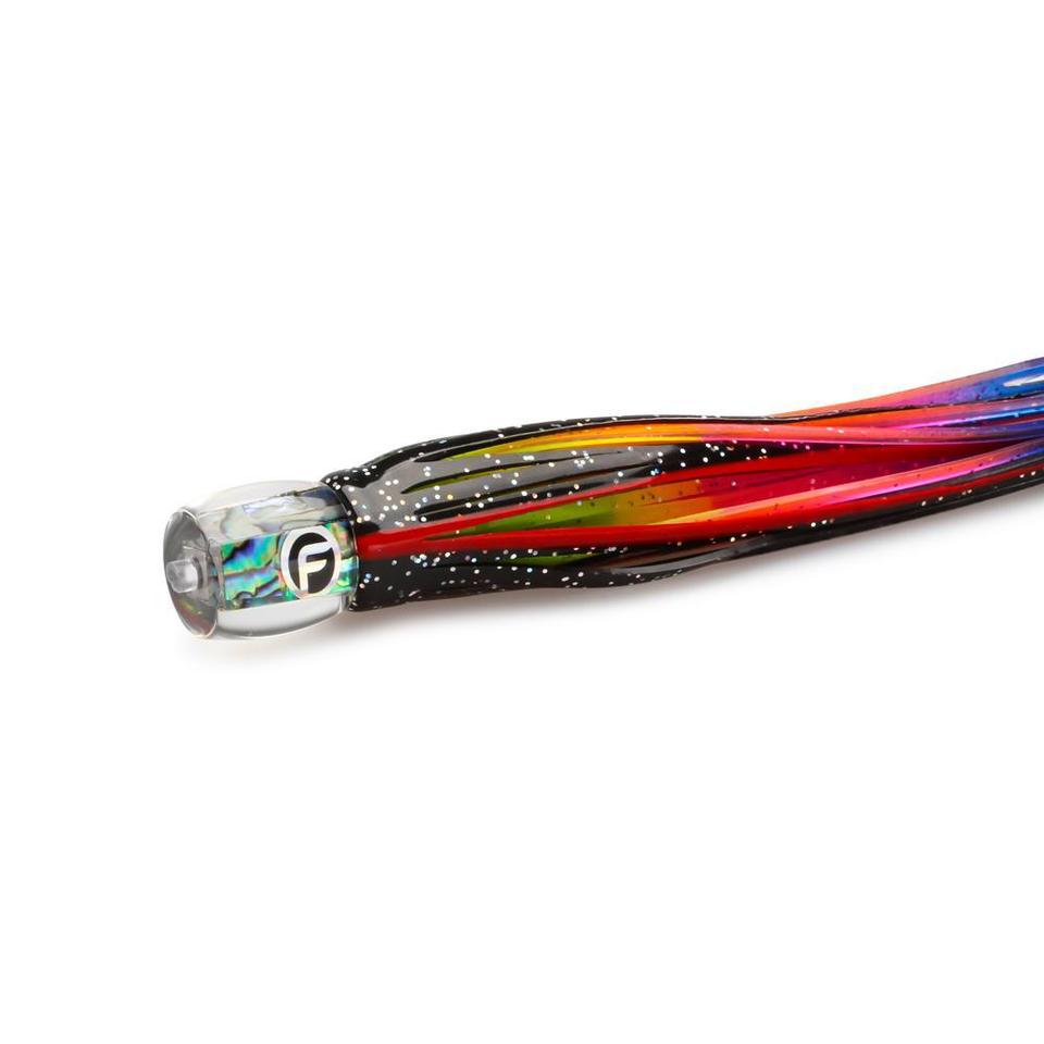 fathom fishing lures Fathom Same Ole' Roll Small Pre-Rigged Trolling Lure 7-3/4" Natural Paua Shell