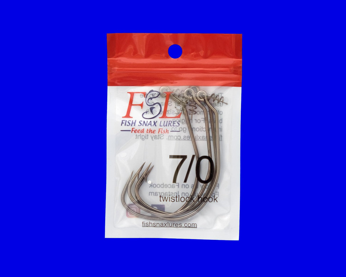 FISH SNAX TWISTLOCK HOOKS 4 PACK