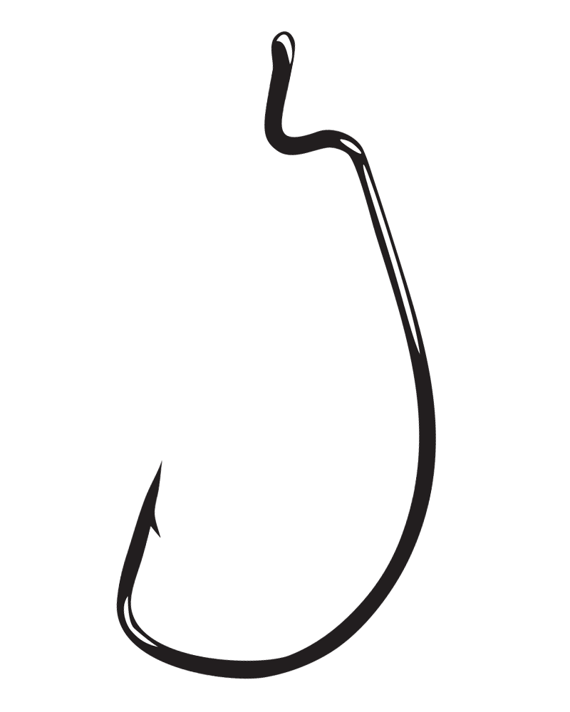 Gamakatsu Offset Worm Hook - Bronze 2/0